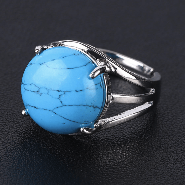 Natural Gemstone Cocktail Ring