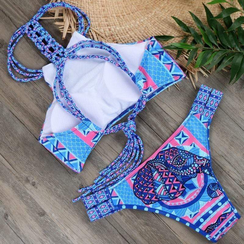 Boho Elephant Bikini Set