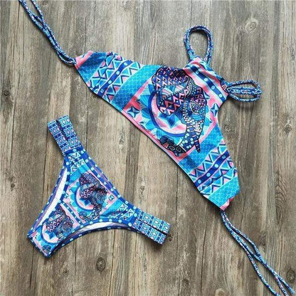 Boho Elephant Bikini Set