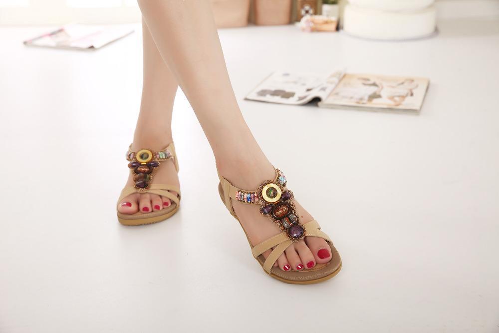 Boho Ethnic Flat Sandals