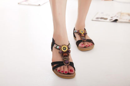 Boho Ethnic Flat Sandals