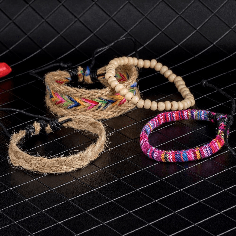 Hippie Multi-Layer Bracelet Set 4pcs