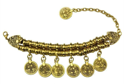 "I am Abundant" Coin Bracelet