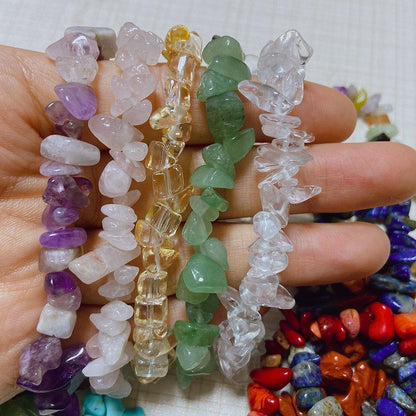 Natural Raw Crystal Bracelets