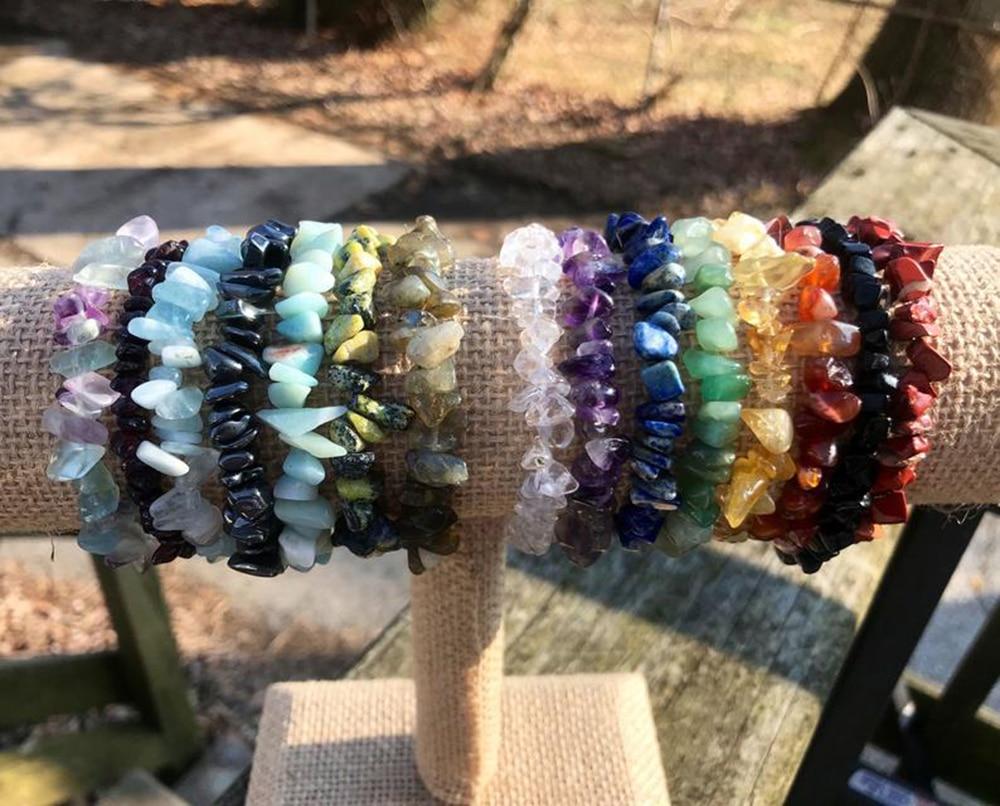 Natural Raw Crystal Bracelets