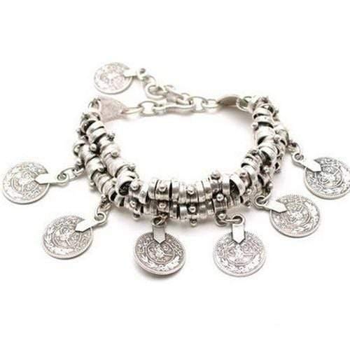 "I am Abundant" Coin Bracelet