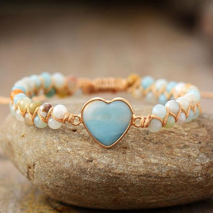 FROM THE HEART AMAZONITE BRACELET