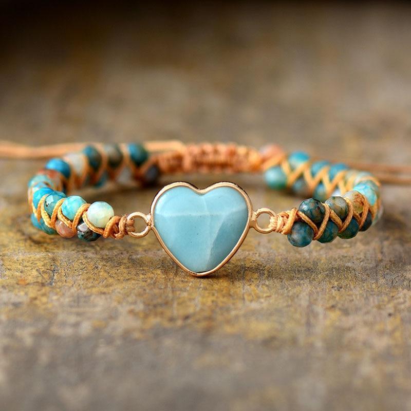 FROM THE HEART AMAZONITE BRACELET