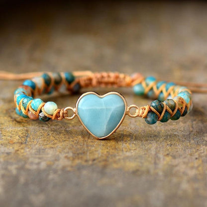 FROM THE HEART AMAZONITE BRACELET