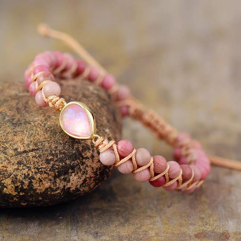 Natural Stone Braided Bracelet