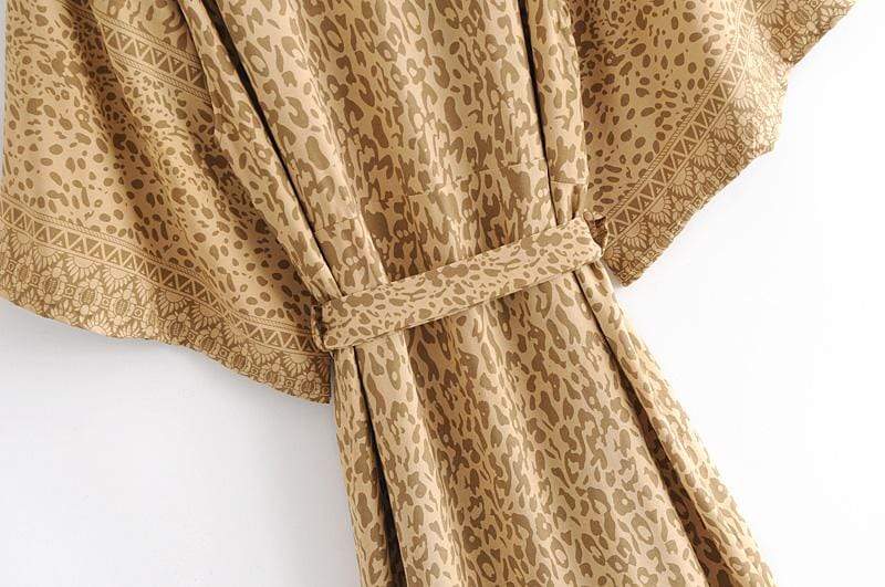 Xanthe Leopard Print Kimono