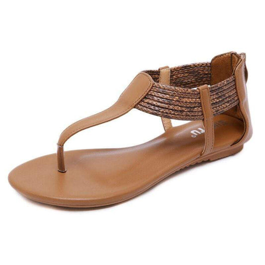 Leather Toepost Sandals