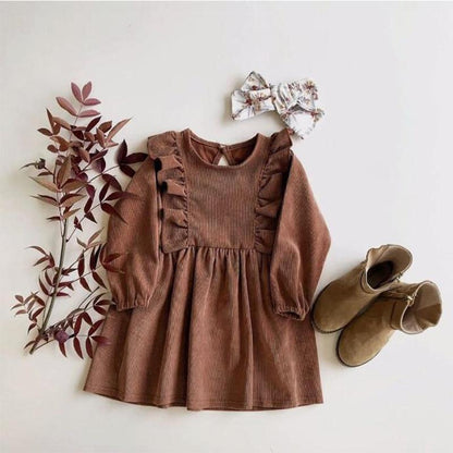 Miller Brown Toddler Dress