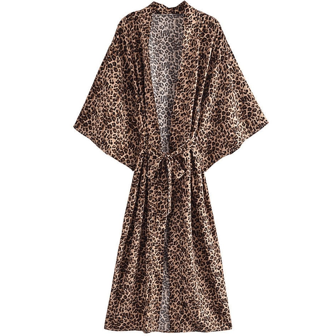 Animal Print Kimono