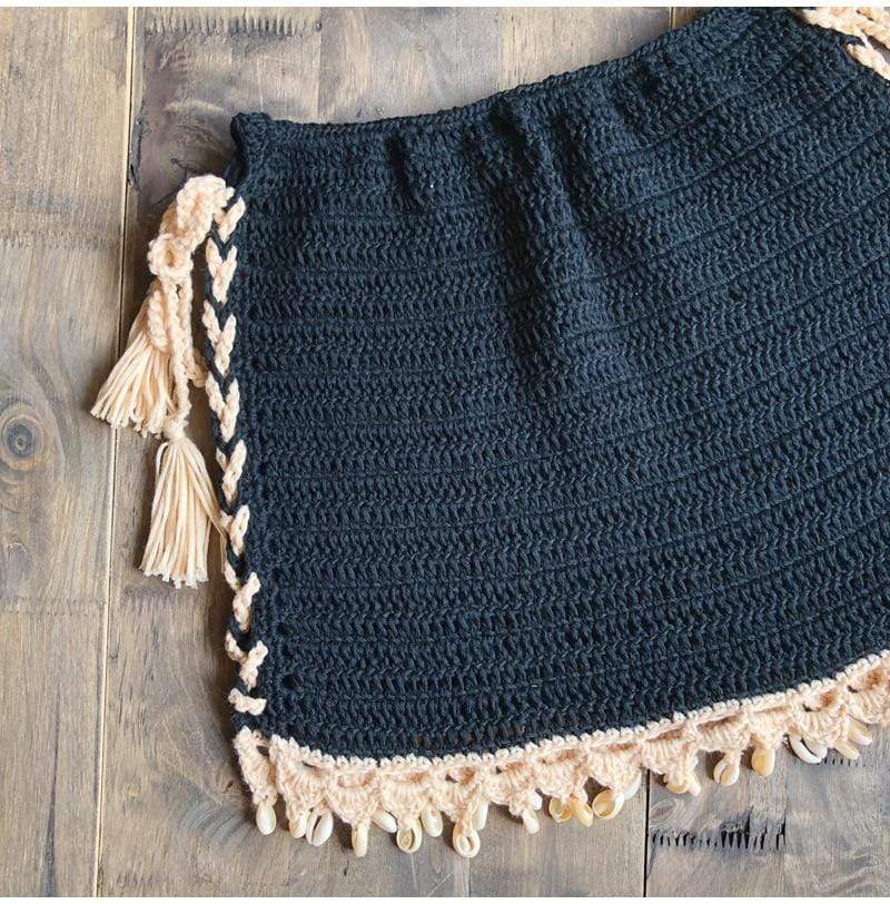 Bruna Crochet Mini Skirt