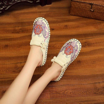 Butterfly Embroidered Espadrilles