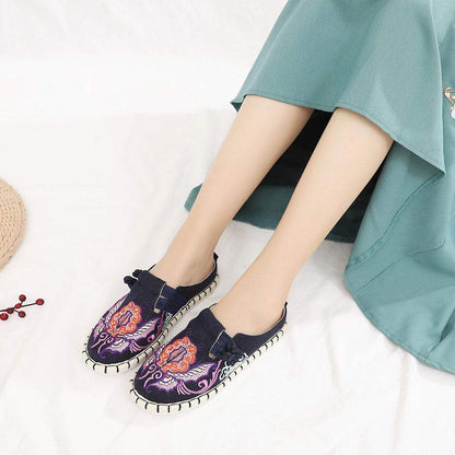 Butterfly Embroidered Espadrilles