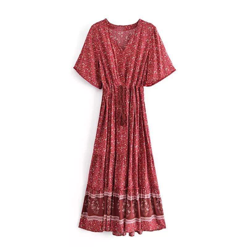 Calia Red Maxi Dress