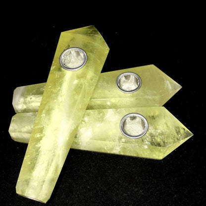 Citrine Crystal Pipe