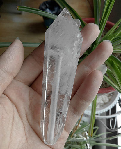 Clear Quartz Crystal Pipe