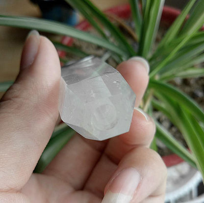 Clear Quartz Crystal Pipe