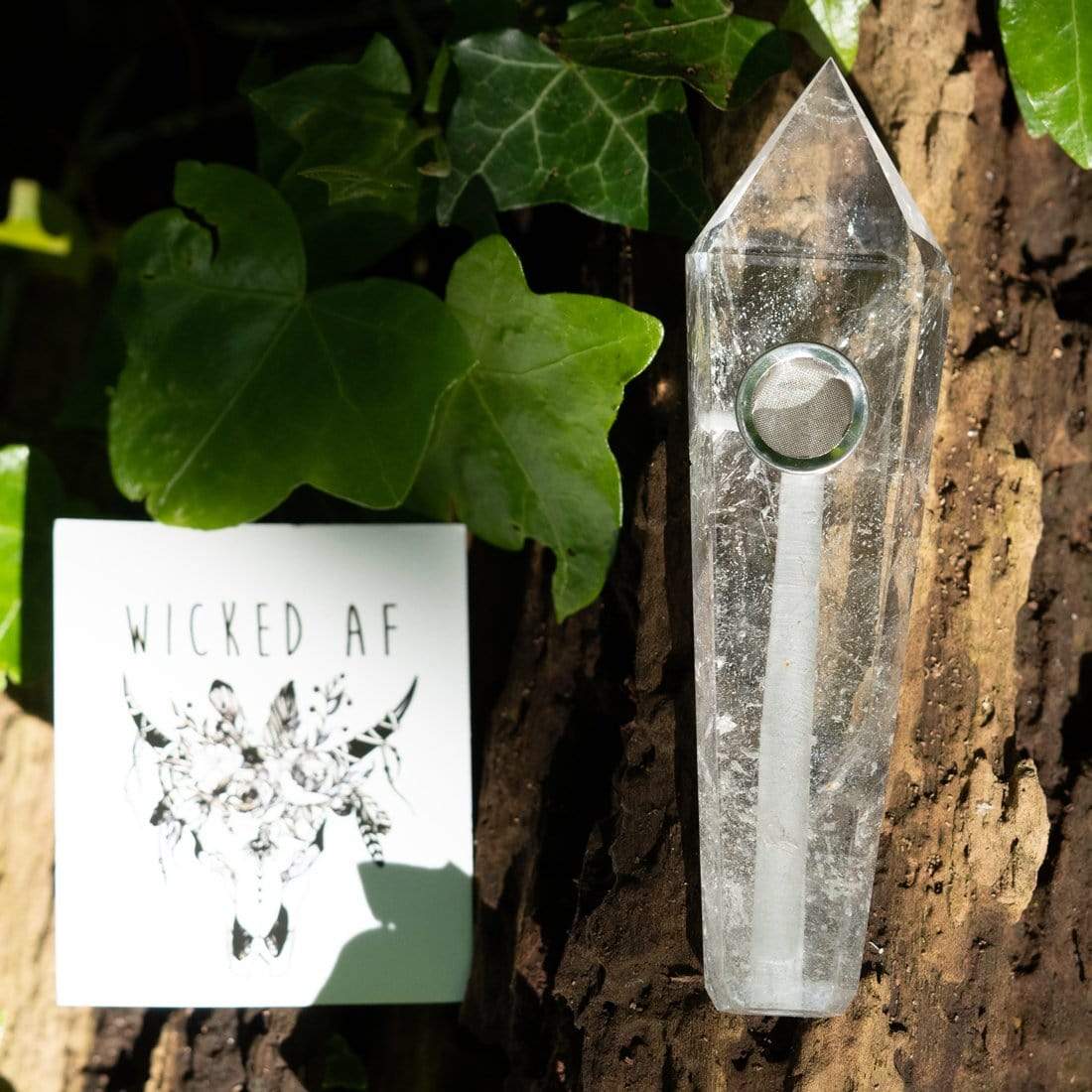 Clear Quartz Crystal Pipe