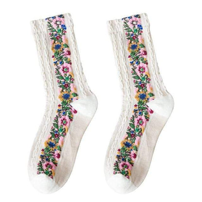 Aviella Floral Warm Socks