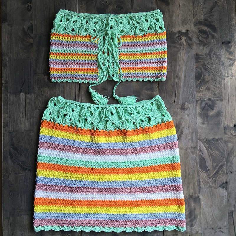 Crochet Rainbow Set