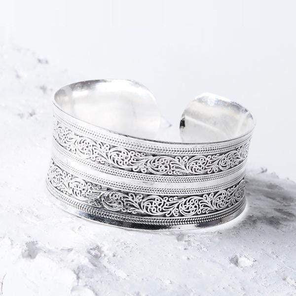 Tibetan Silver Boho Cuff