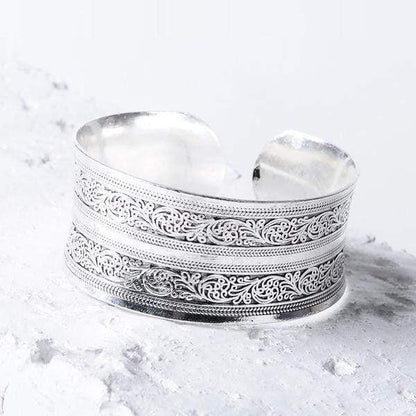 Tibetan Silver Boho Cuff