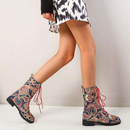 Dalila Lace-up Boots