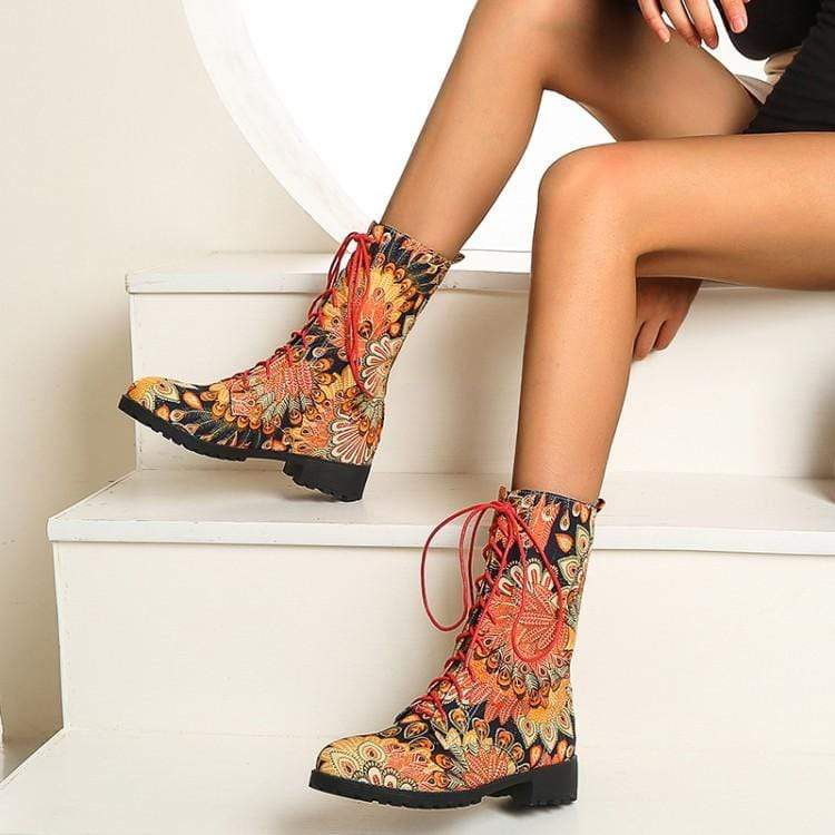 Dalila Lace-up Boots