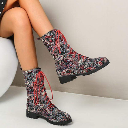 Dalila Lace-up Boots