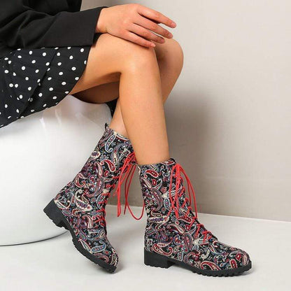 Dalila Lace-up Boots