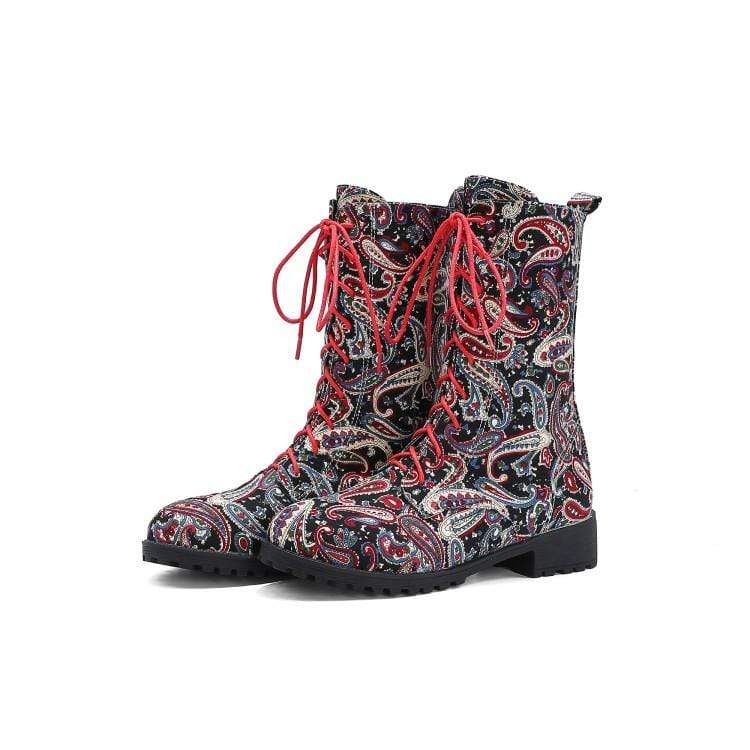 Dalila Lace-up Boots