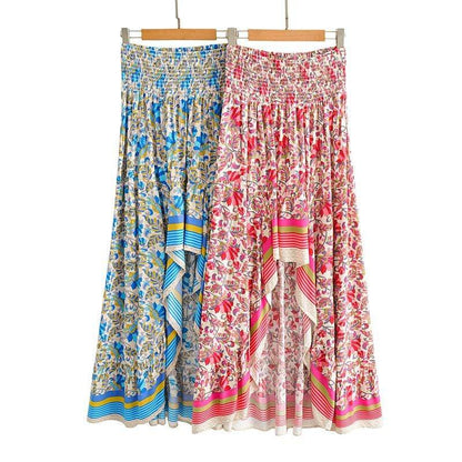 Daru High Waist Floral Skirt