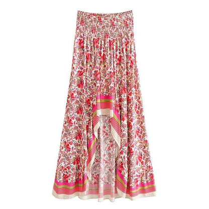 Daru High Waist Floral Skirt