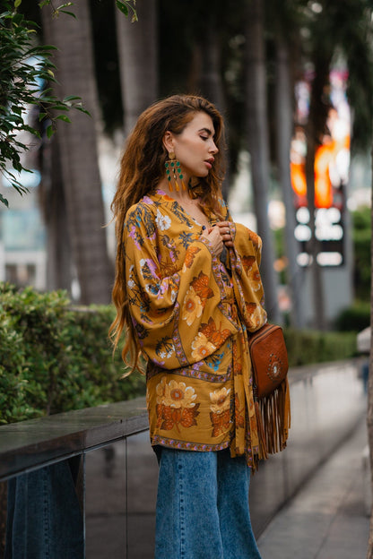 Desert Bloom Boho Kimono