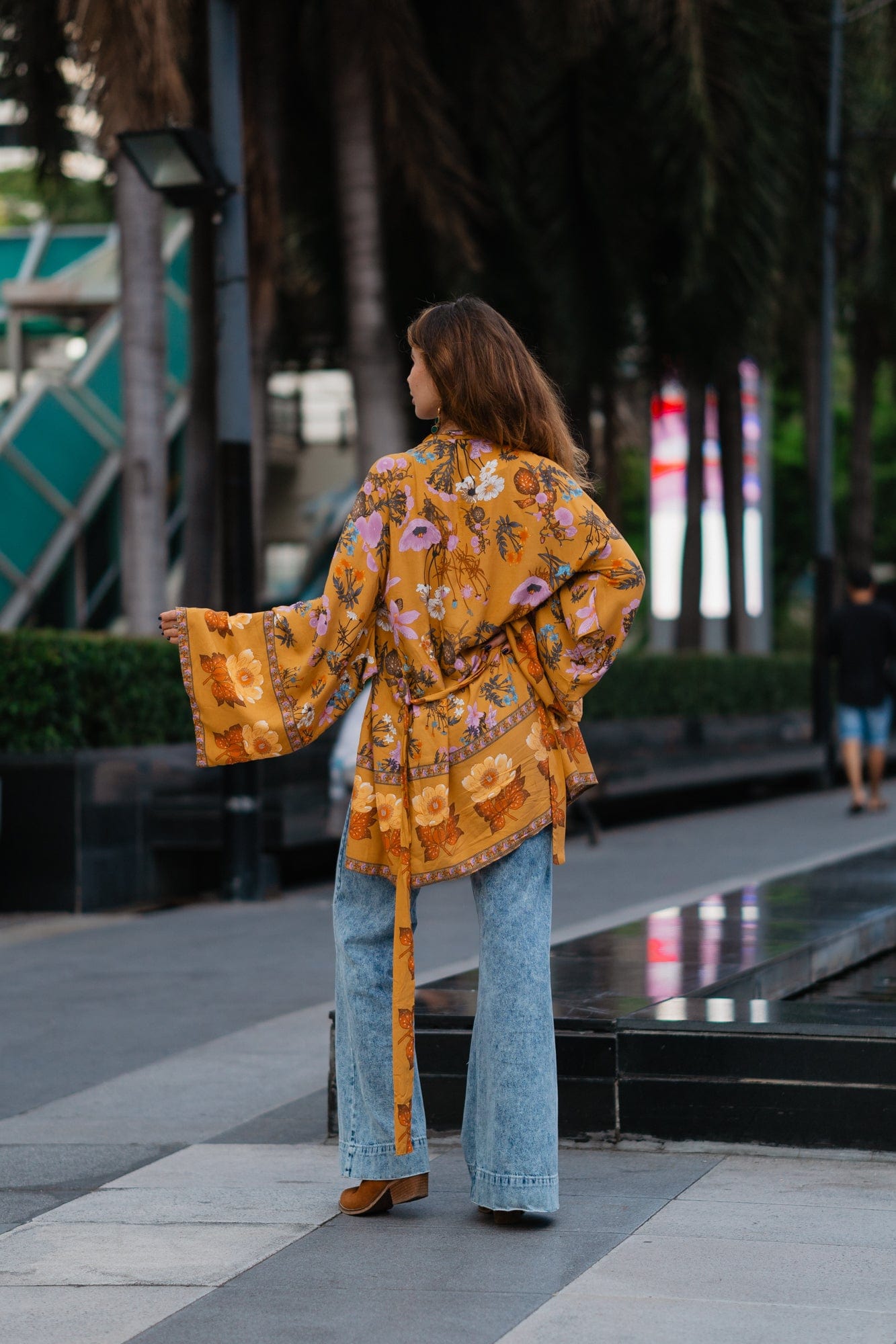 Desert Bloom Boho Kimono