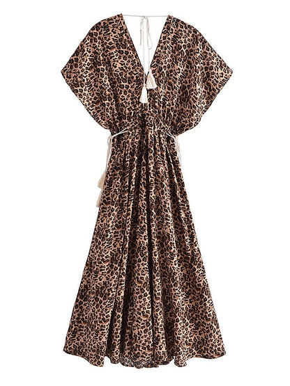 Devi Leopard Maxi Dress