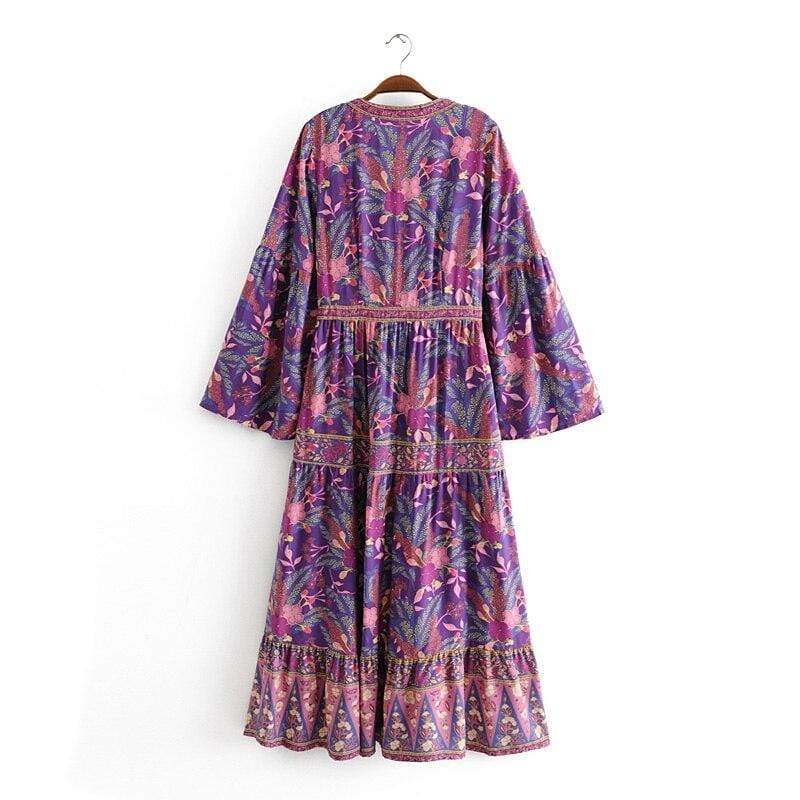 Dharma Maxi Dress in Purple