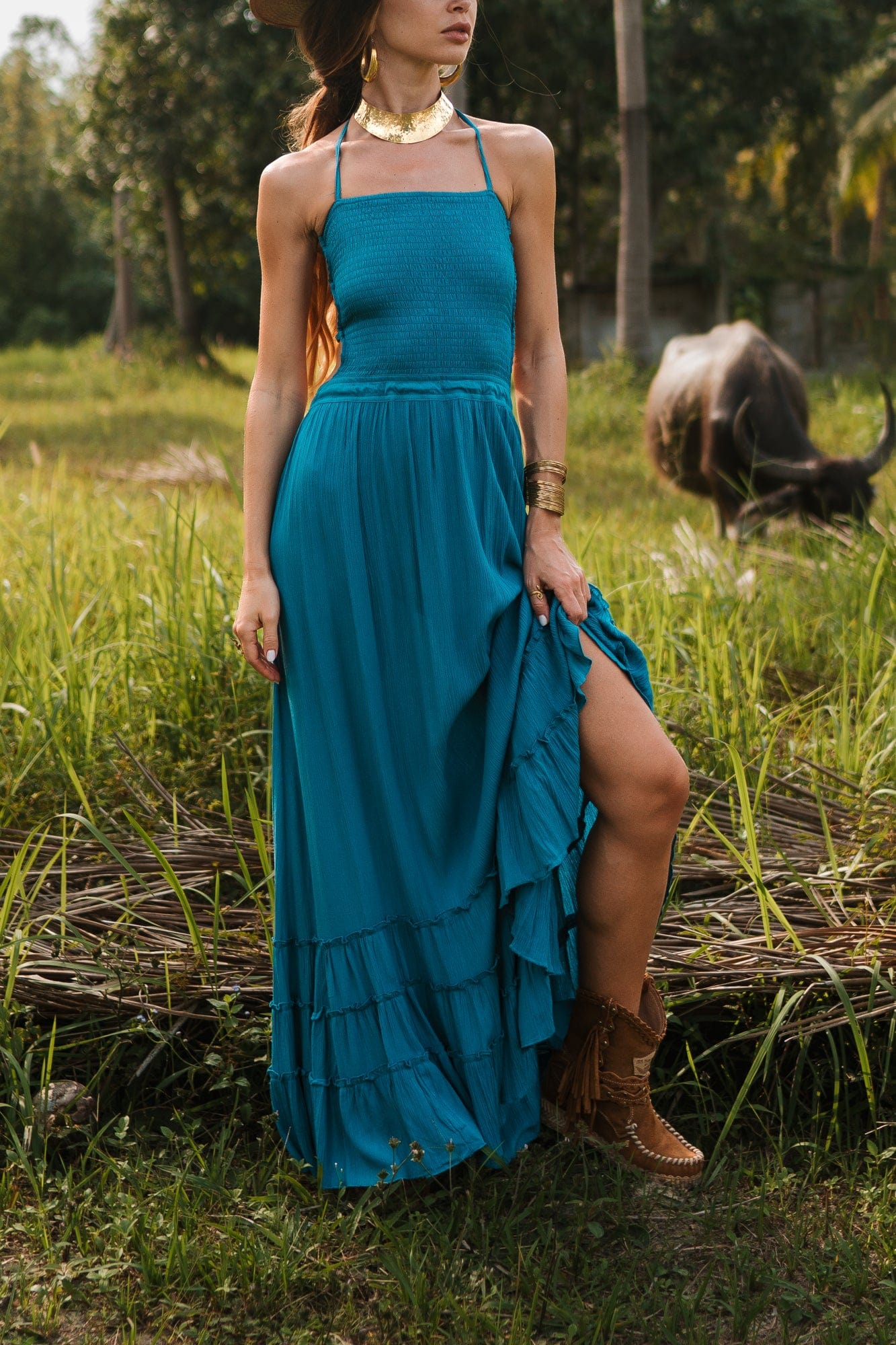 Lady Earth Maxi Dress