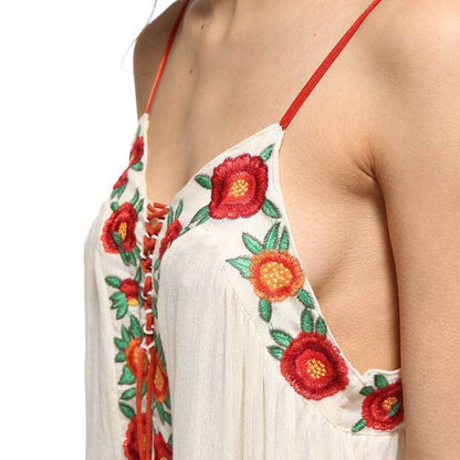 Embroidered Womens Maxi