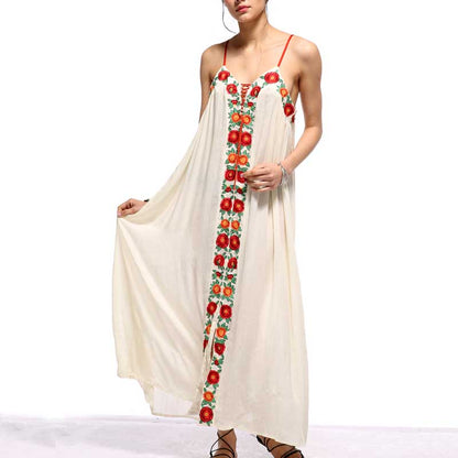 Embroidered Womens Maxi