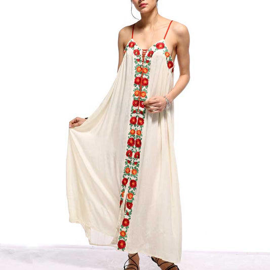 Embroidered Womens Maxi