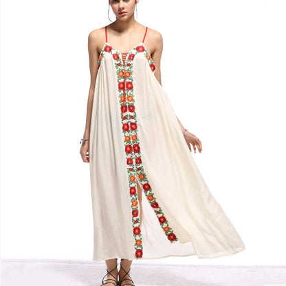 Embroidered Womens Maxi