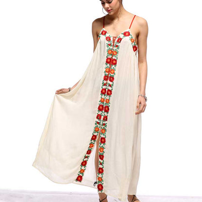 Embroidered Womens Maxi