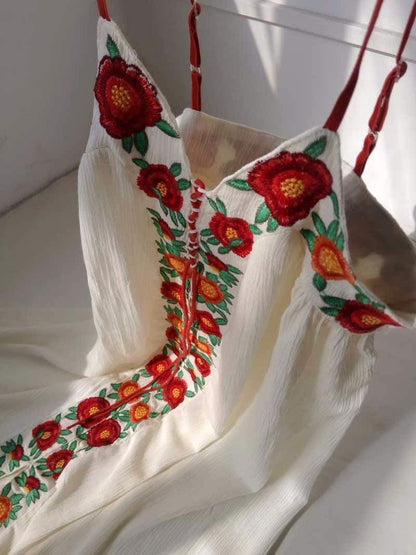 Embroidered Womens Maxi