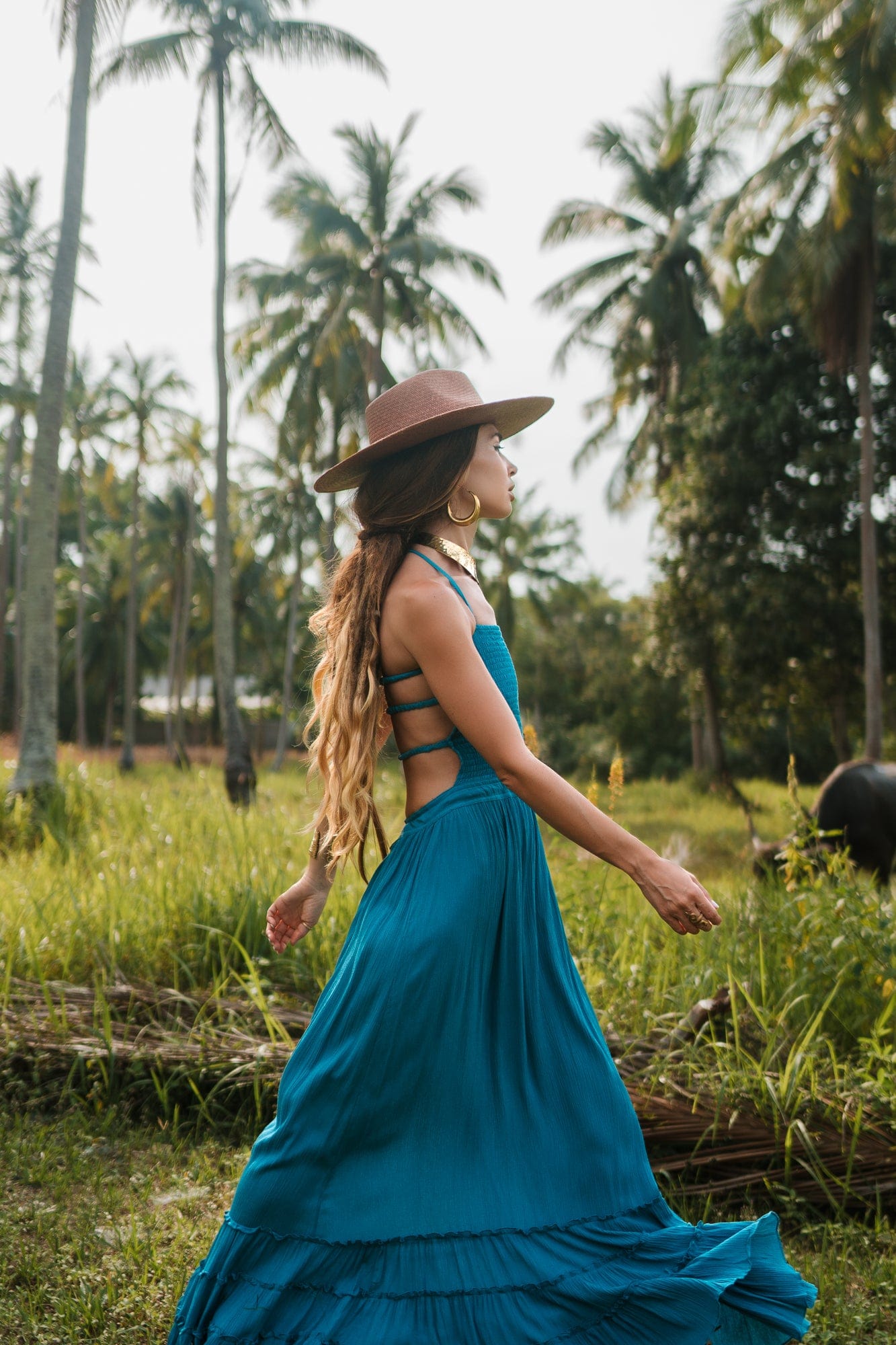 Lady Earth Maxi Dress