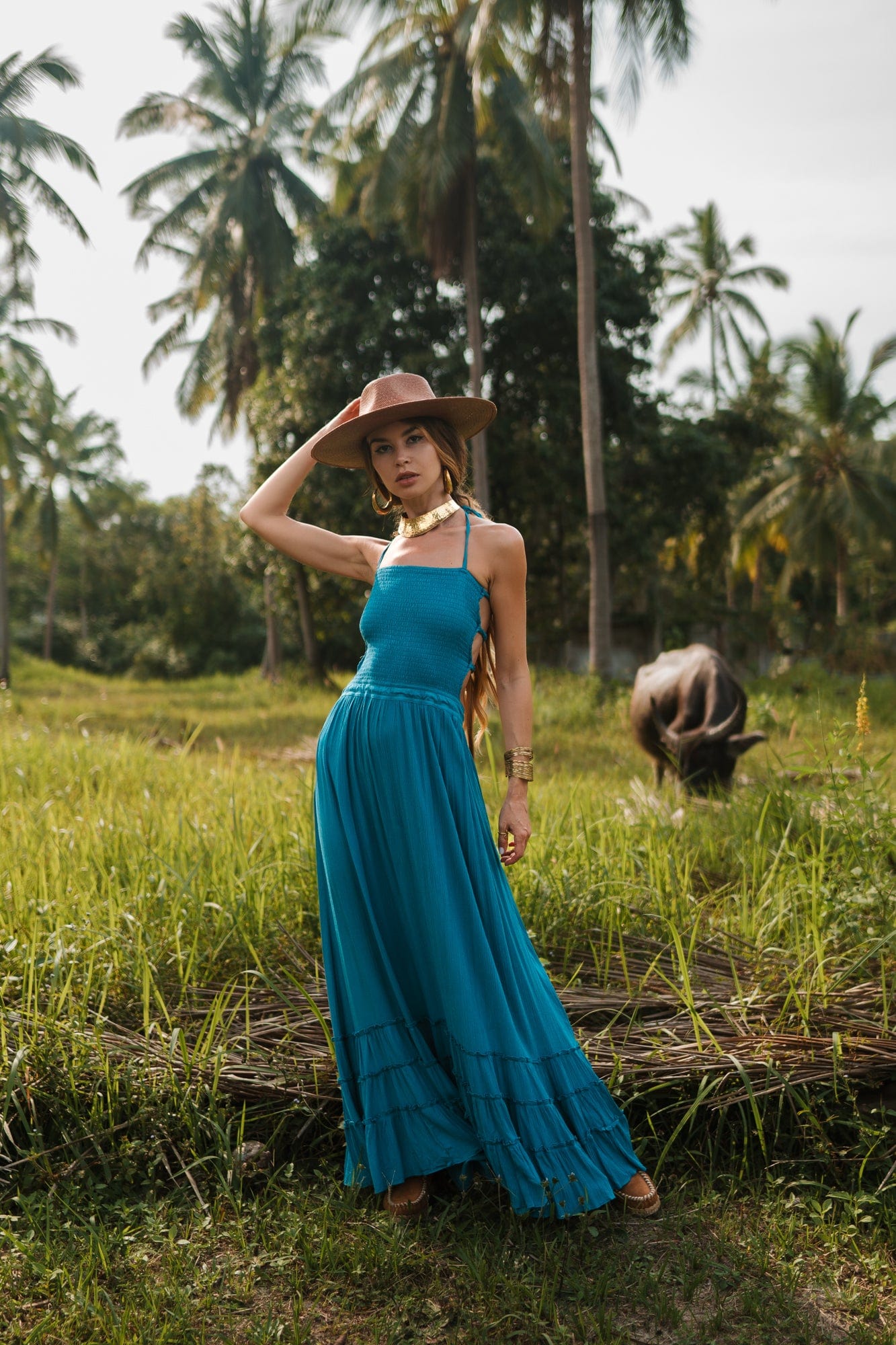 Lady Earth Maxi Dress